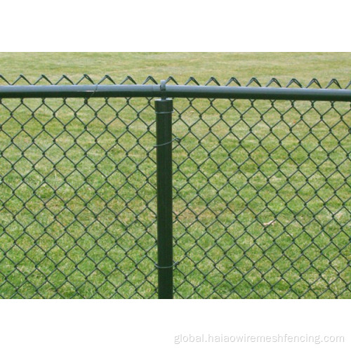 Pvc Coated Chain Link PVC Coated 6-foot Diamond Shape Chain Link Fence Supplier